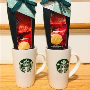 STARBUCKS CHRISTMAS Coffee Mug 12oz Gift Set Of 2